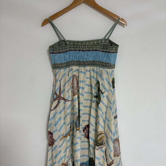 Alemais jellyfish pleated linen midi dress - Picture 11 of 15